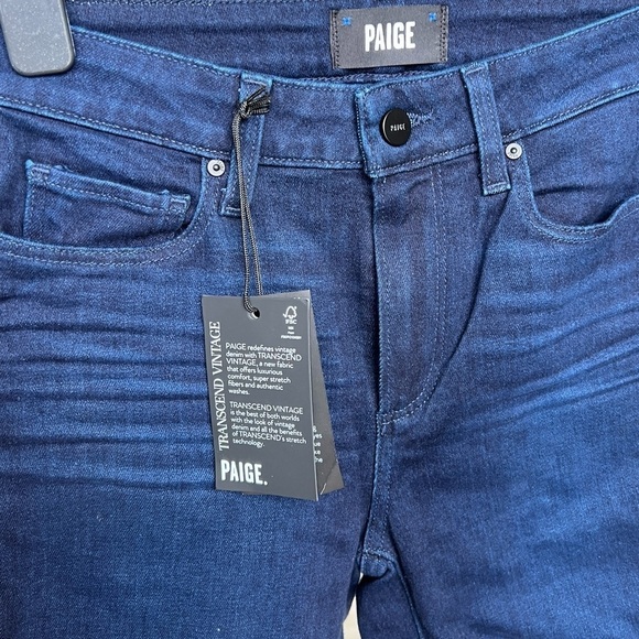 NWT PAIGE Hoxton High Rise Ankle Skinny Jeans in Size 26 - Picture 9 of 13